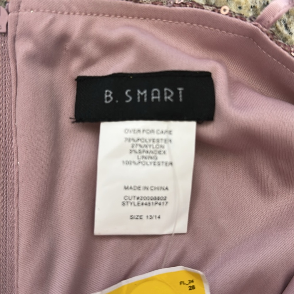 B. Smart sequin gown pink size 13/14 - Picture 7 of 8